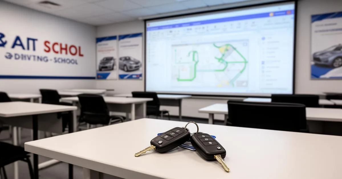 Auto-école utilisant l'IA pour la planification et le suivi élève