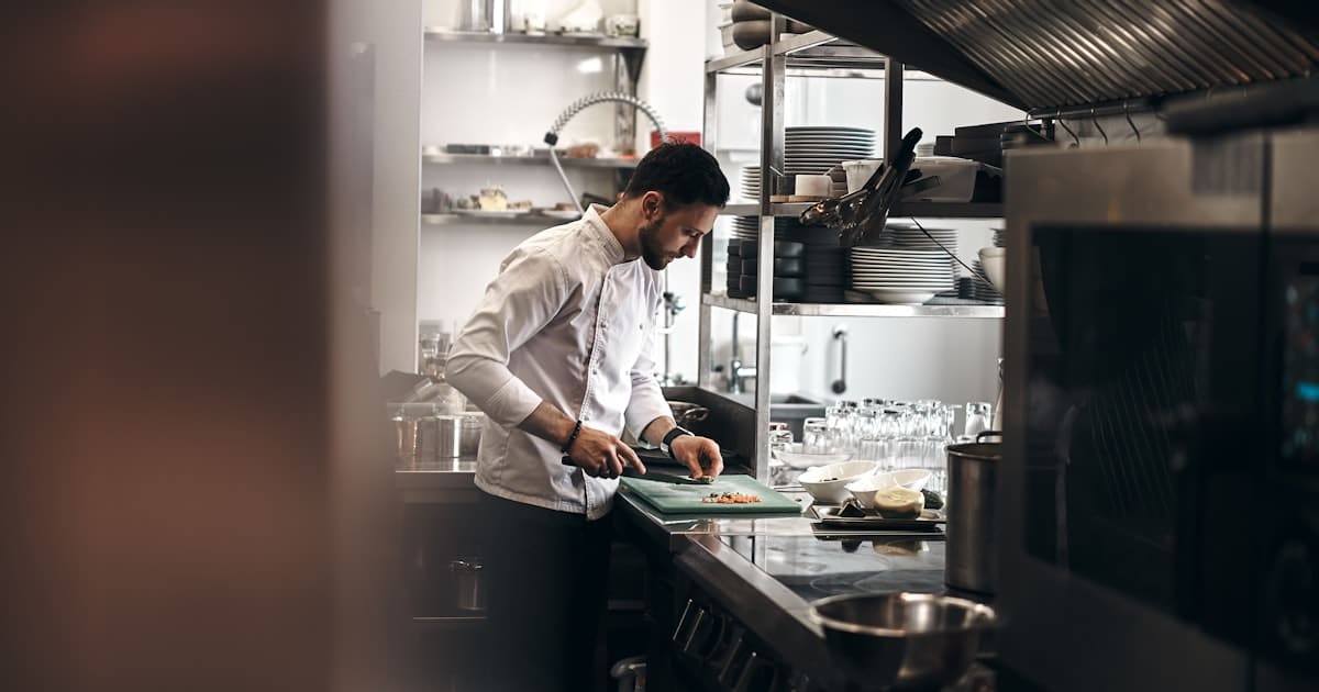 Cuisine de restaurant en service