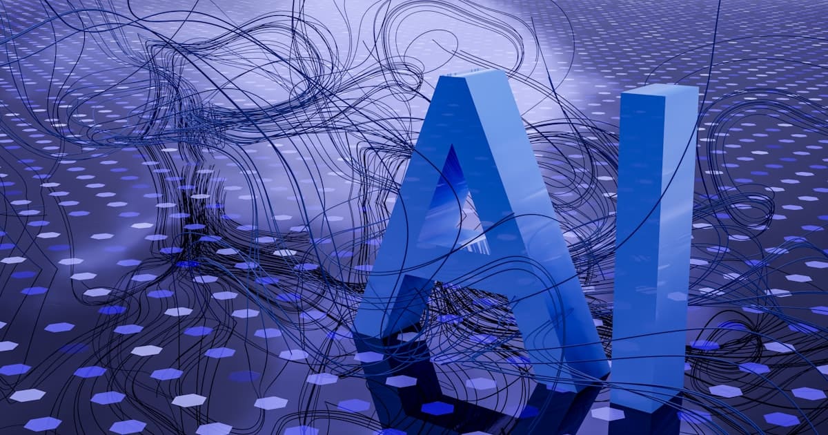 Représentation abstraite de l'intelligence artificielle