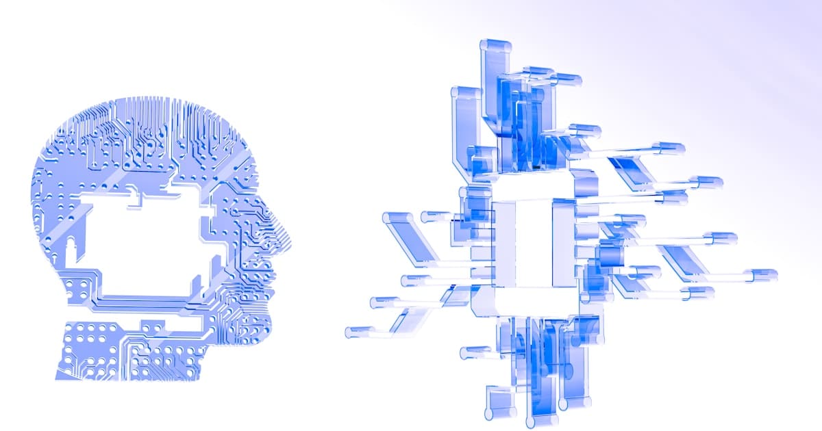 Représentation abstraite de l'intelligence artificielle