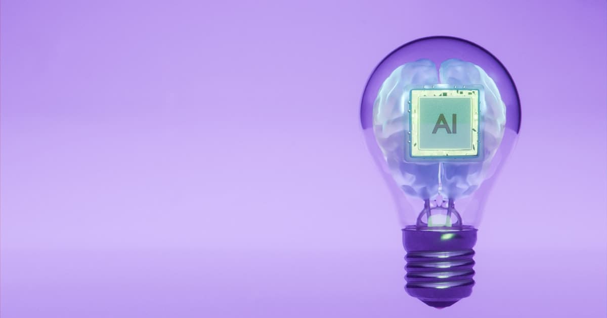 Représentation abstraite de l'intelligence artificielle