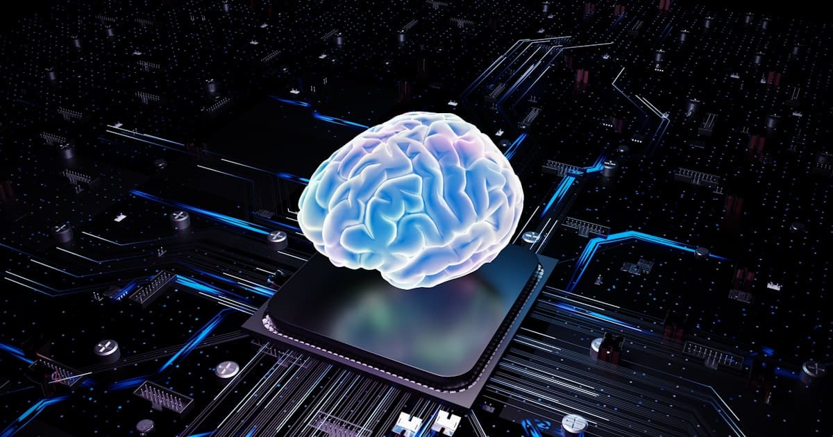 Représentation abstraite de l'intelligence artificielle
