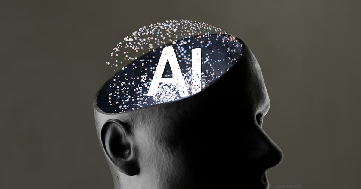 Représentation abstraite de l'intelligence artificielle