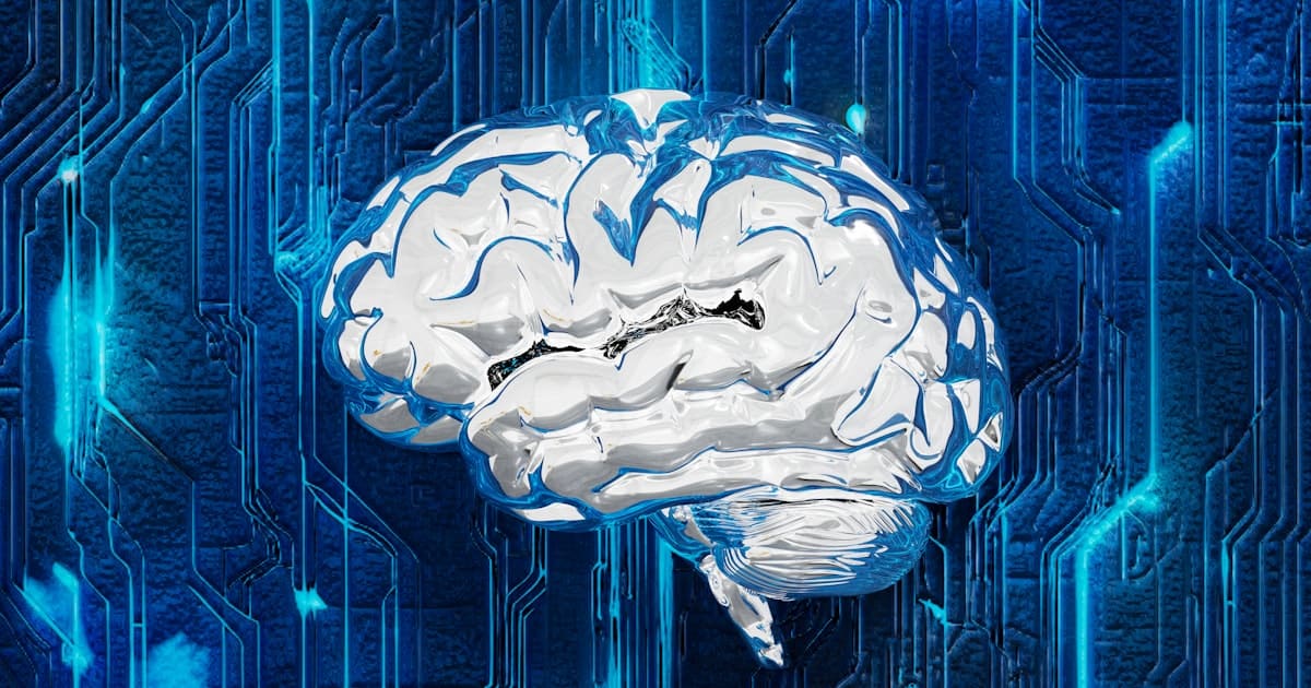Représentation abstraite de l'intelligence artificielle