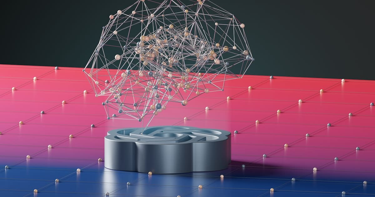 Représentation abstraite de l'intelligence artificielle