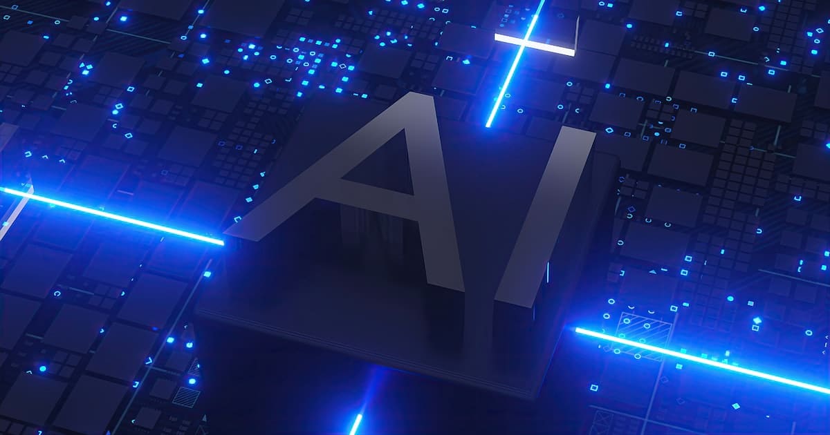 Représentation abstraite de l'intelligence artificielle