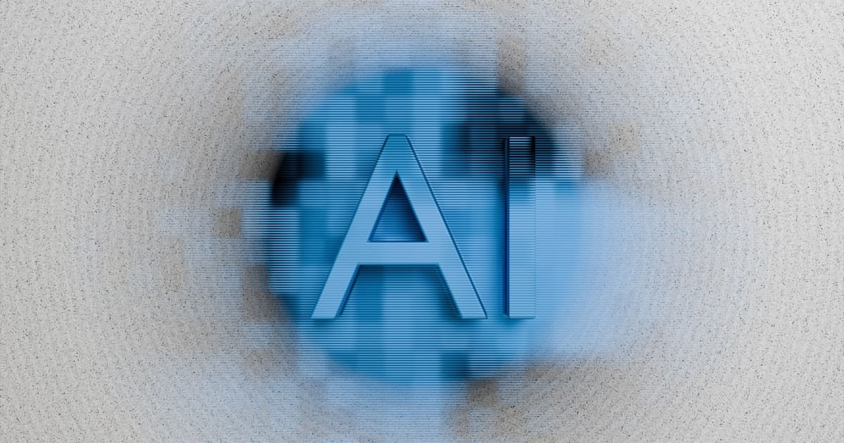 Représentation abstraite de l'intelligence artificielle